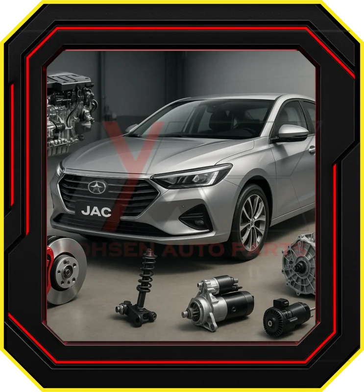 راهنمای جامع قطعات جک؛ معرفی، تشخیص قطعه اصل و خرید از چین یدک