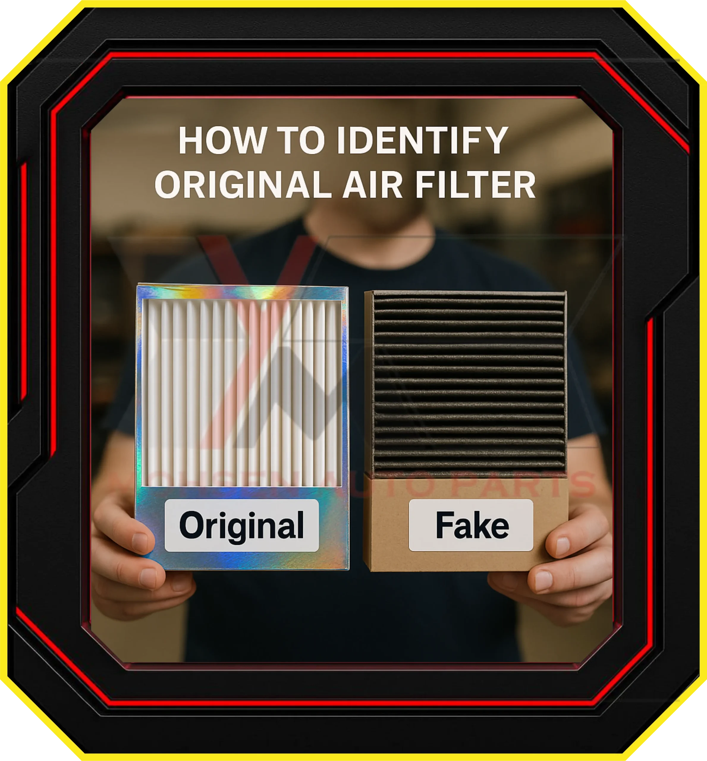 چگونه فیلتر هوای اصلی را تشخیص دهیم؟