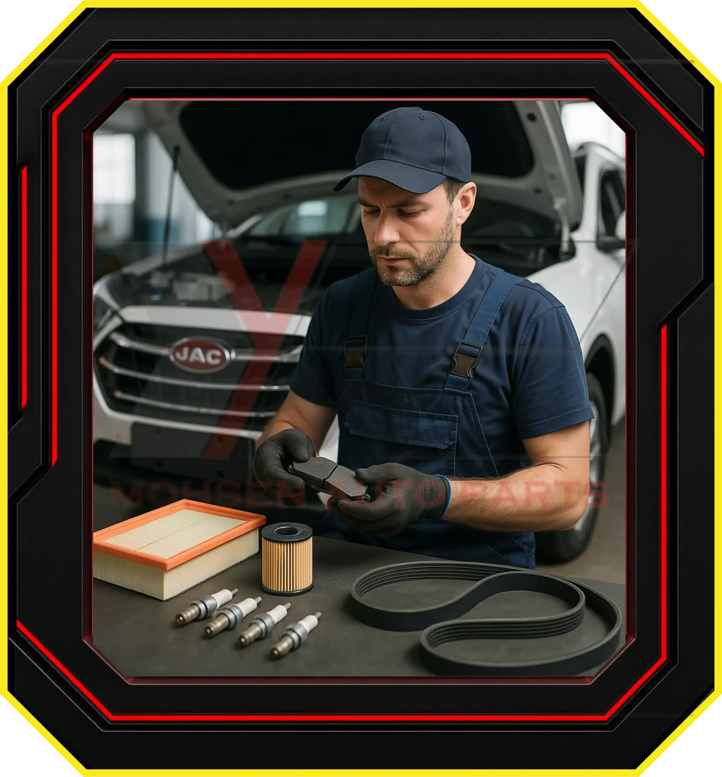 بررسی و تعویض قطعات مصرفی