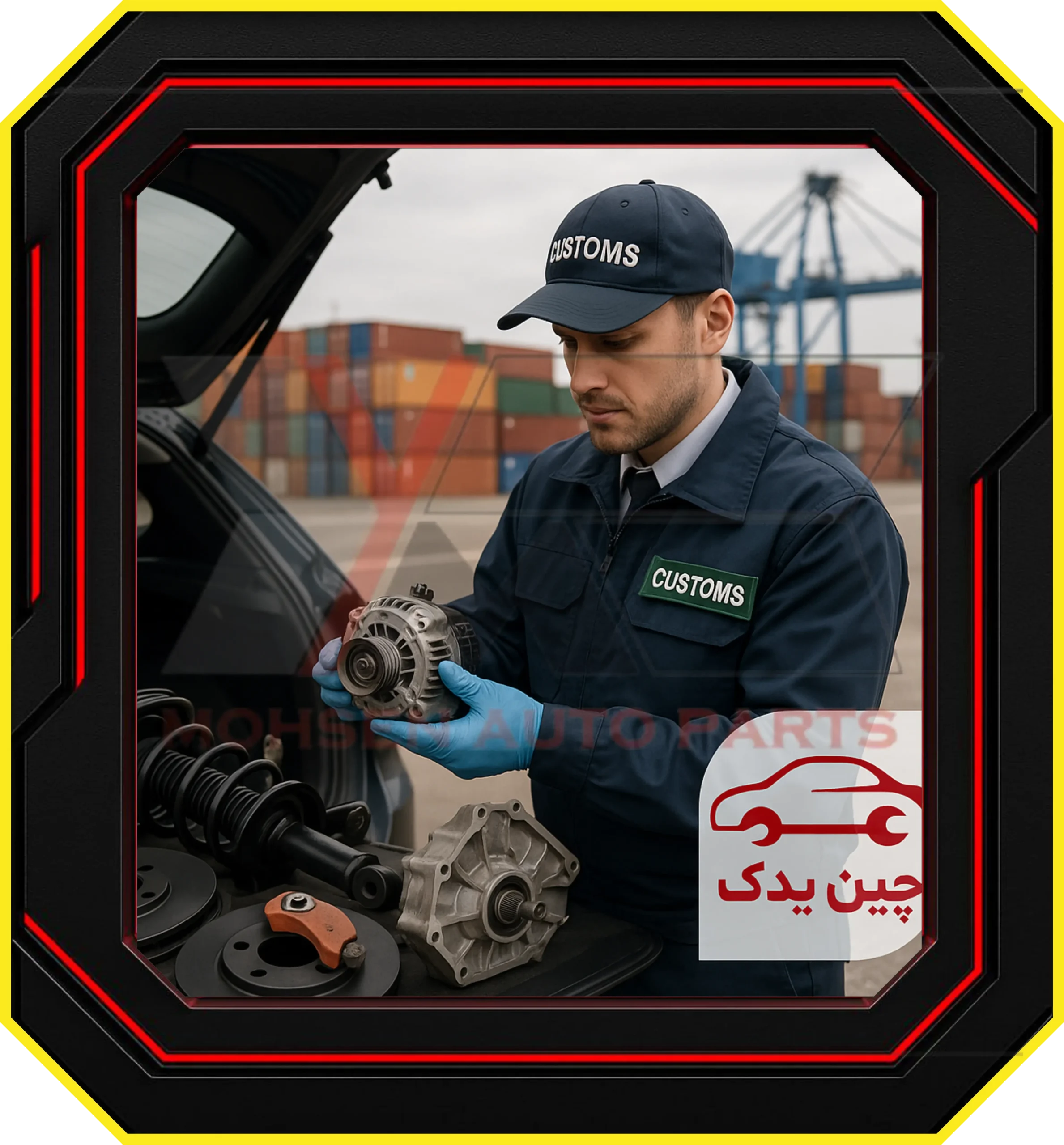 هزینه گمرک قطعات خودرو چقدر است؟