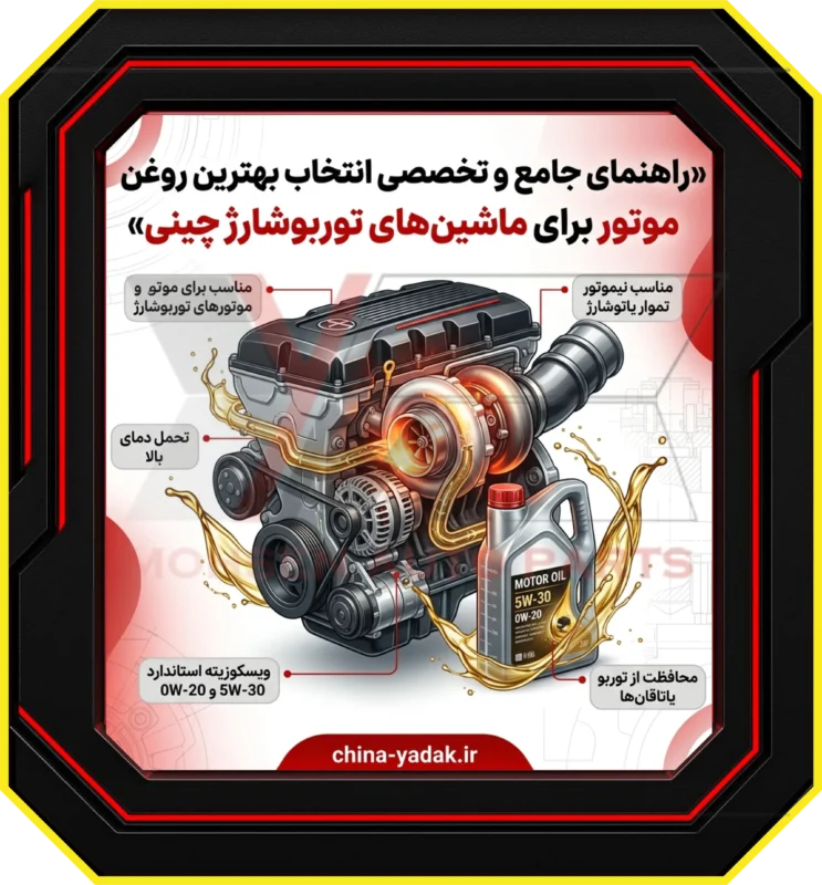 راهنمای انتخاب بهترین روغن موتور برای ماشین‌های توربوشارژ چینی